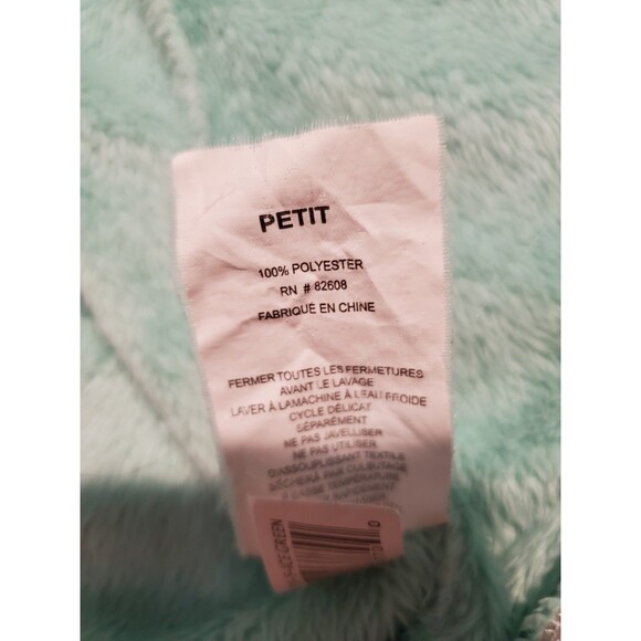 Free Country Live in It Women's Mint Green Zip Up Fleece - Petite Small - 0259 - Picture 6 of 10